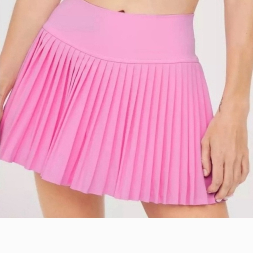 Gilly Hicks Pink Corset Top and Pleated Skirt with Built-in Shorts SET! - Picture 3 of 8